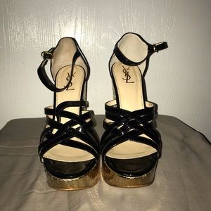 Yves Saint Laurent (YSL) Vitello Vernice Soft